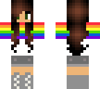 rainbow girl