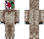 squid zombie in a sloth suit