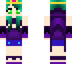 blood elf with blueish green hair