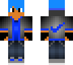 blue hoodie