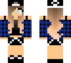 blue plaid tomboy