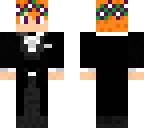 boy orange hair with flow crown