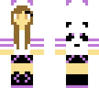 chica panda morada