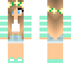 cute blue girl