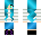 cute blue girl