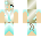 cute light blue girl