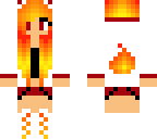 flamegirl with white clothes