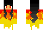 floating fire girl