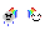 half rainbow