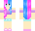 pastel blue pink