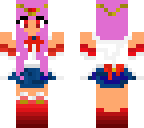 pink haired  sailor moon
