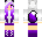 purple wolf girl