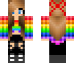 rainbow girl
