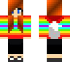 rainbow wolf lover