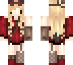 red steampunk girl
