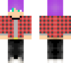 some guy with purple hair