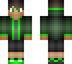 teen with green stuff