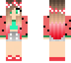 watermelon girl ombre hair