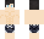 zane with no shirt and hair cut
