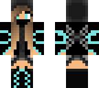 black and teal ninja