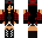 black haired tomboy