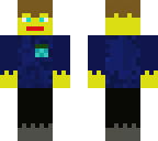 blue minecraft clan skin
