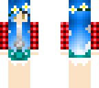 bluehaired girl