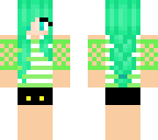cool green girl