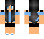 cute blue girl