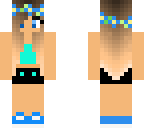 cute blue girl