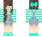 cutie girl with blue