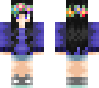 forget me not blue-purple girl