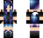 galaxy wolf girl