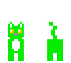 green cat