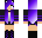my skin but with blue hair