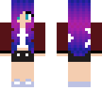 ombre blue and purple