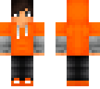 orange hoodie