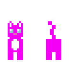 pink and magenta cat