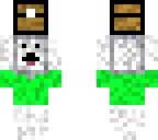 polar bear holding chest