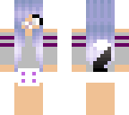 purple wolf girl