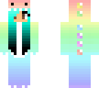 rainbow dino girl
