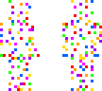 rainbow pixels