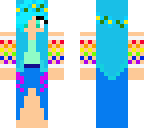 rainbow prom girl