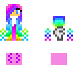rainbow unicorn girl