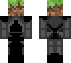 someone holding a dirt block