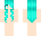 teal hair base