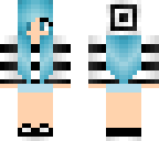 turquoise haired girl