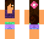 amethyst cat girl beach