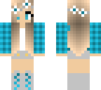 blue girl