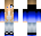 blue hoodie